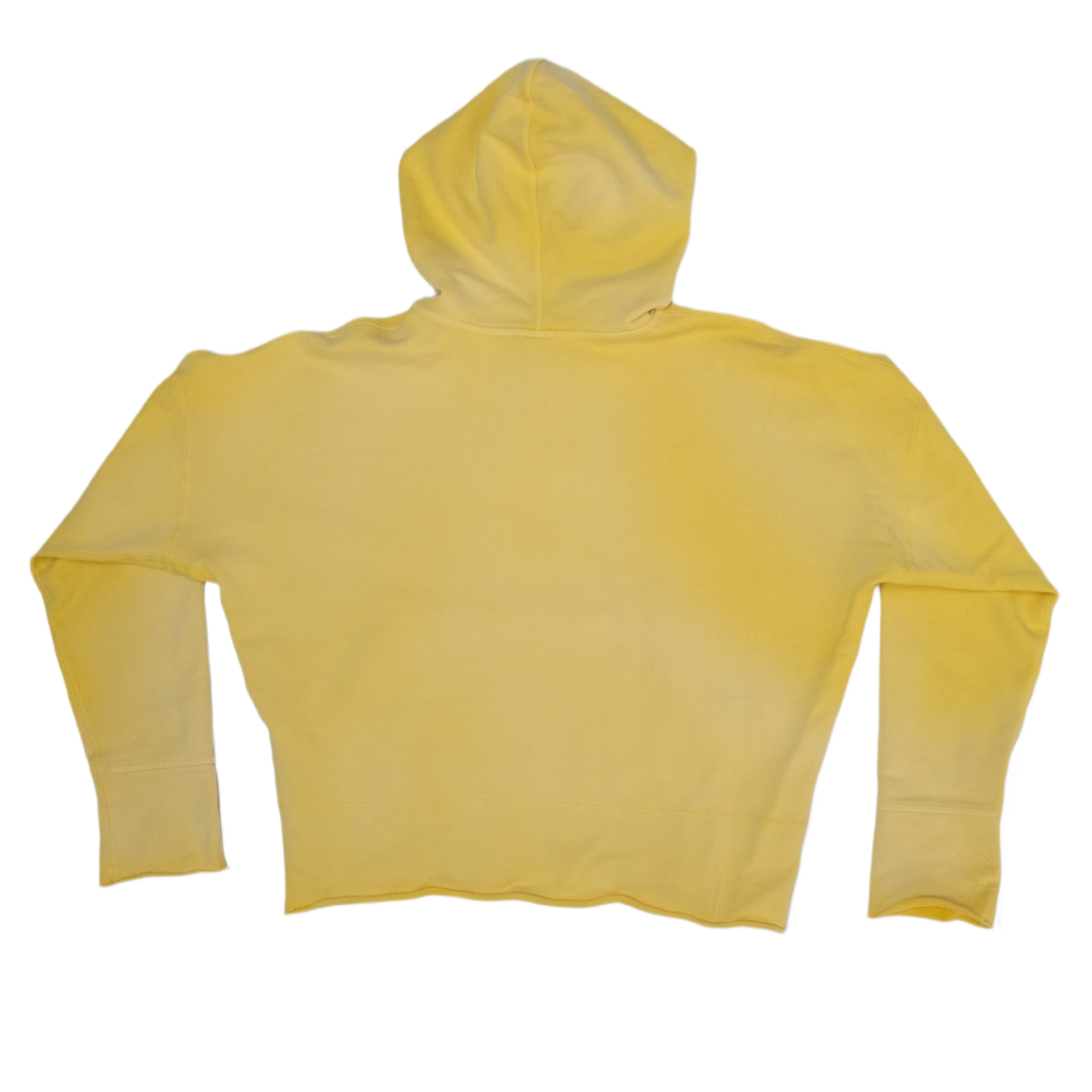 vintage wash butter yellow hoodie 